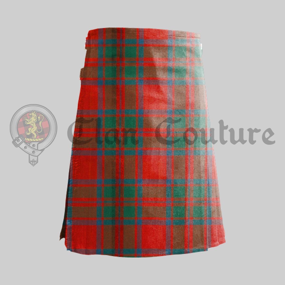 MacIntosh Ancient Tartan Kilt, Kilt For Men, Heritage Wear