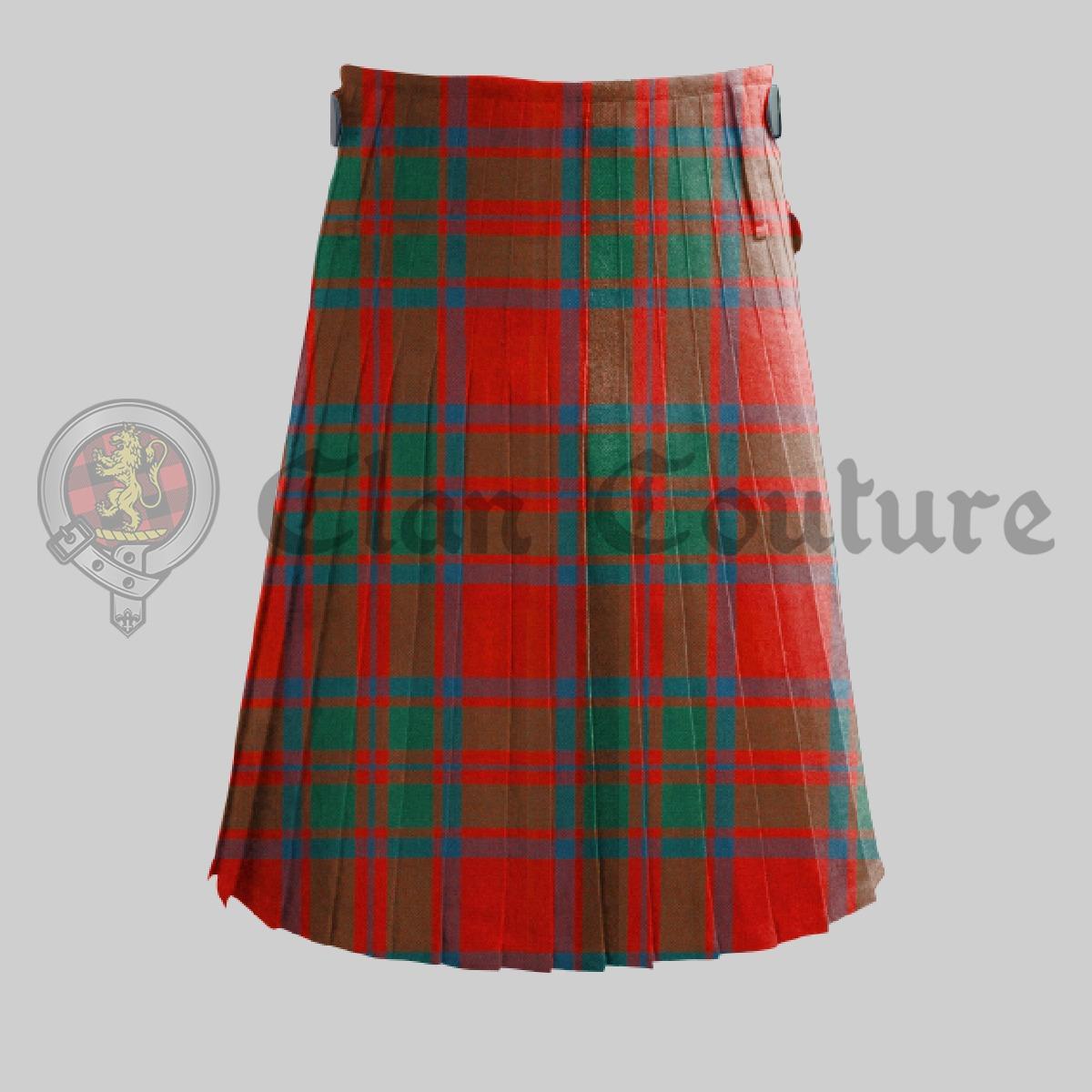 MacIntosh Ancient Tartan Kilt, Kilt For Men, Heritage Wear