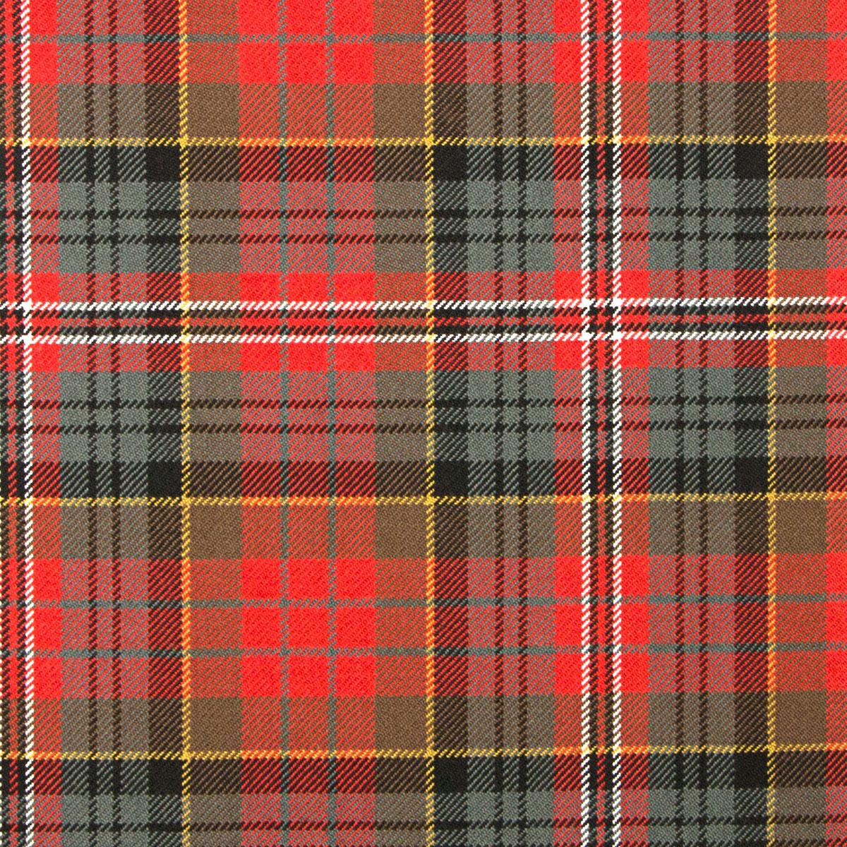 MacPherson Clan Weathered Tartan Fabric