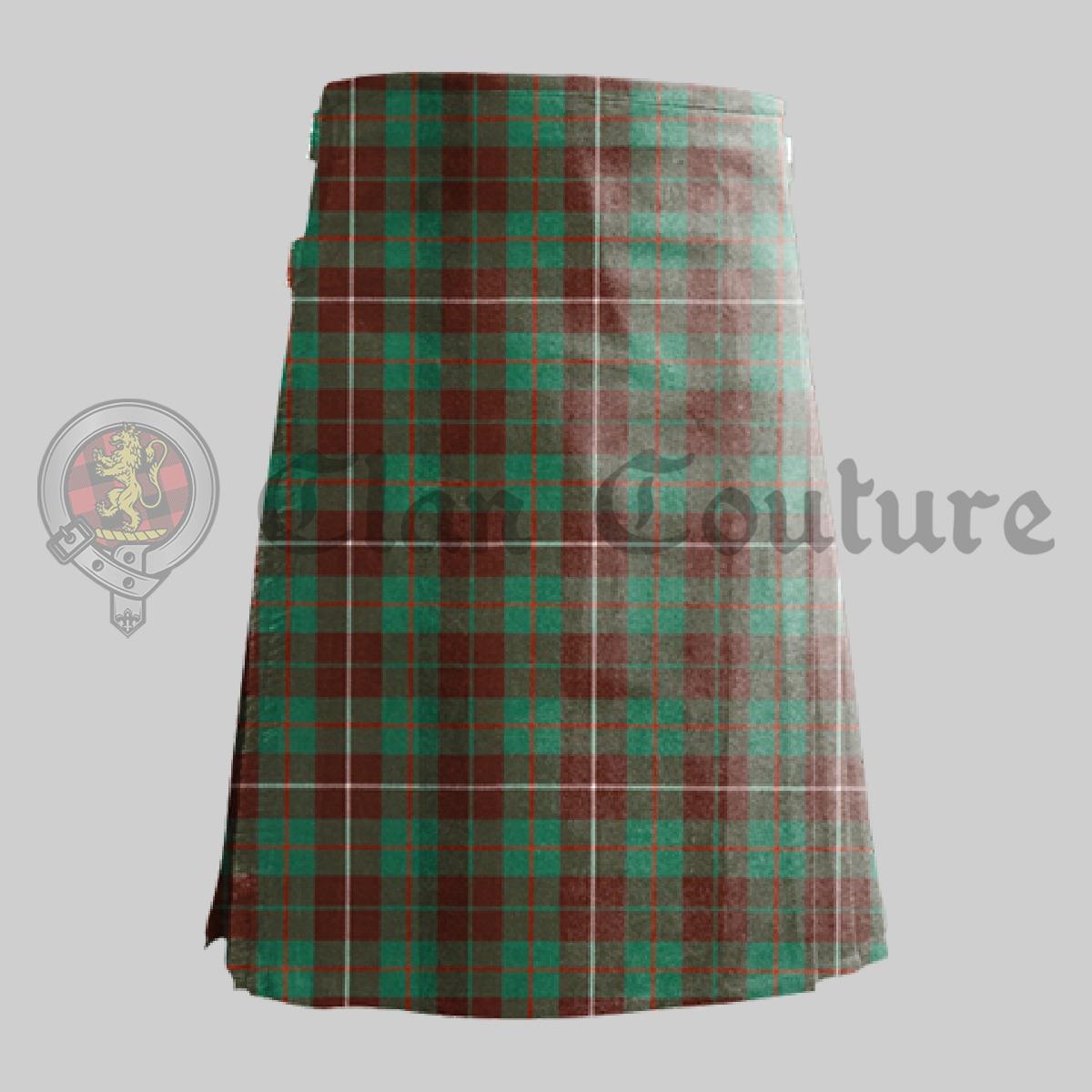 MacKinnon Hunting Ancient Tartan Kilt, Kilt For Men, Heritage Wear