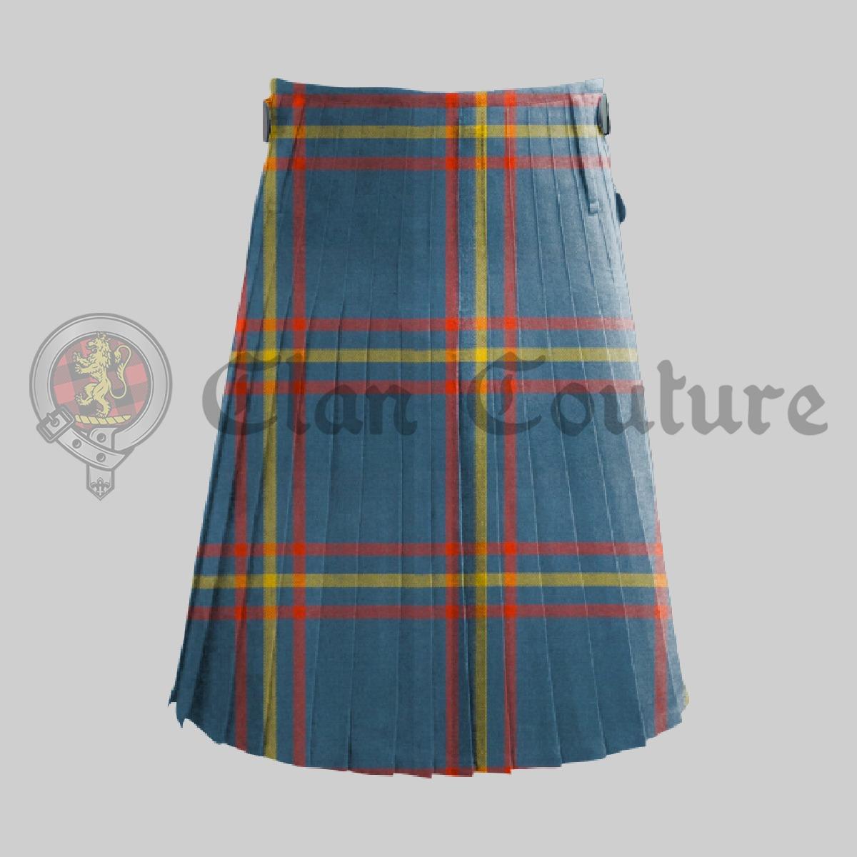MacLain Of Lochbuie Ancient Tartan Kilt, Scottish Wear, Kilt For Men