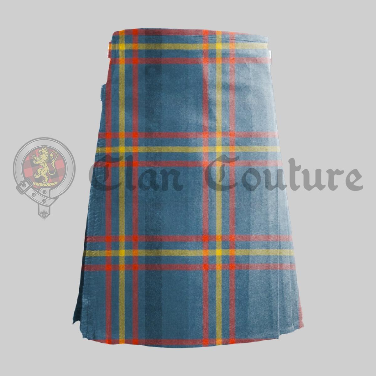 MacLain Of Lochbuie Ancient Tartan Kilt, Scottish Wear, Kilt For Men