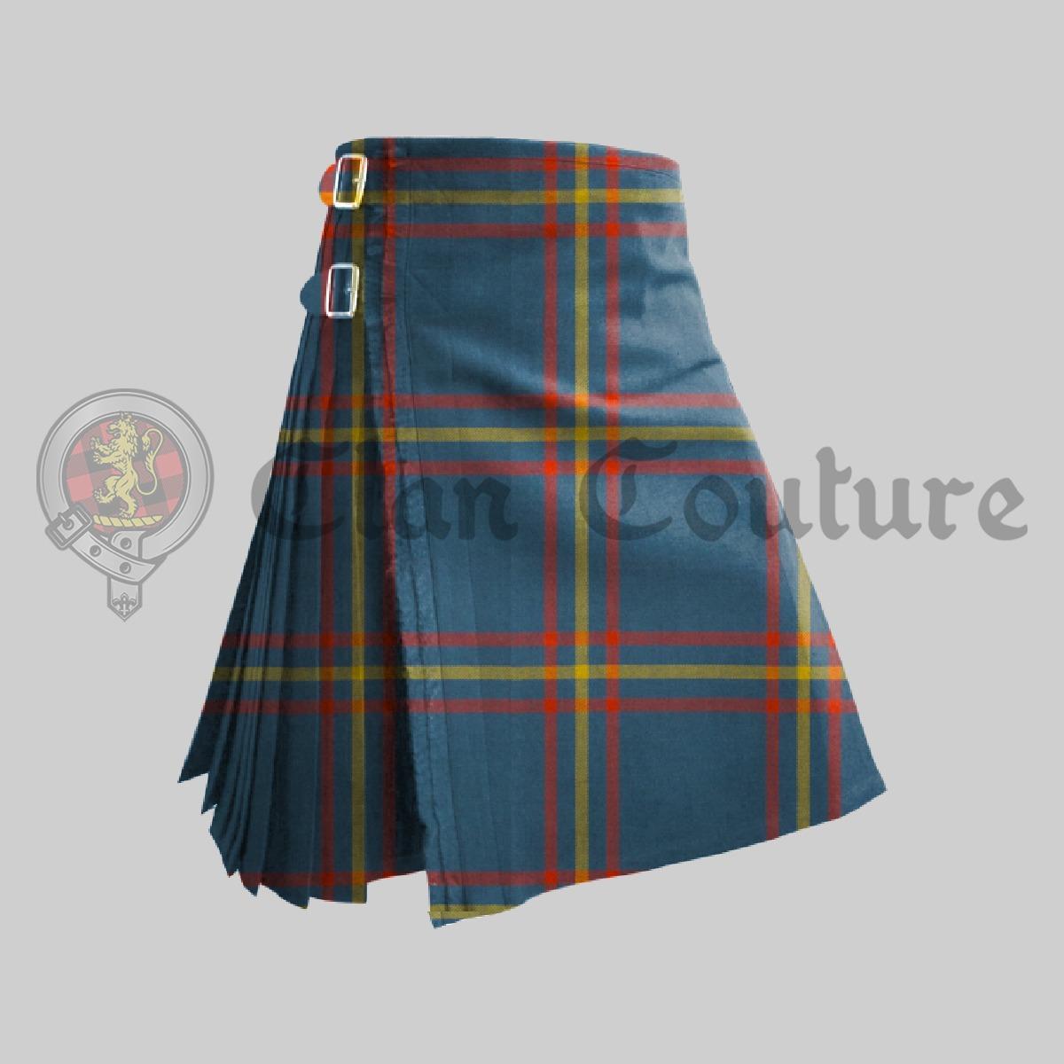 MacLain Of Lochbuie Ancient Tartan Kilt, Scottish Wear, Kilt For Men