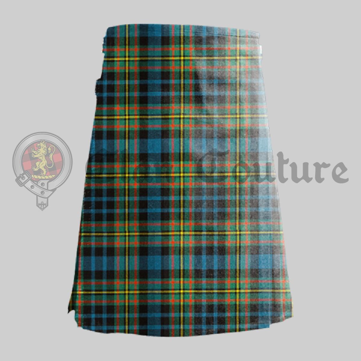 MacLellan Ancient Tartan Kilt, Traditional tartan Kilt, Heritage Wear