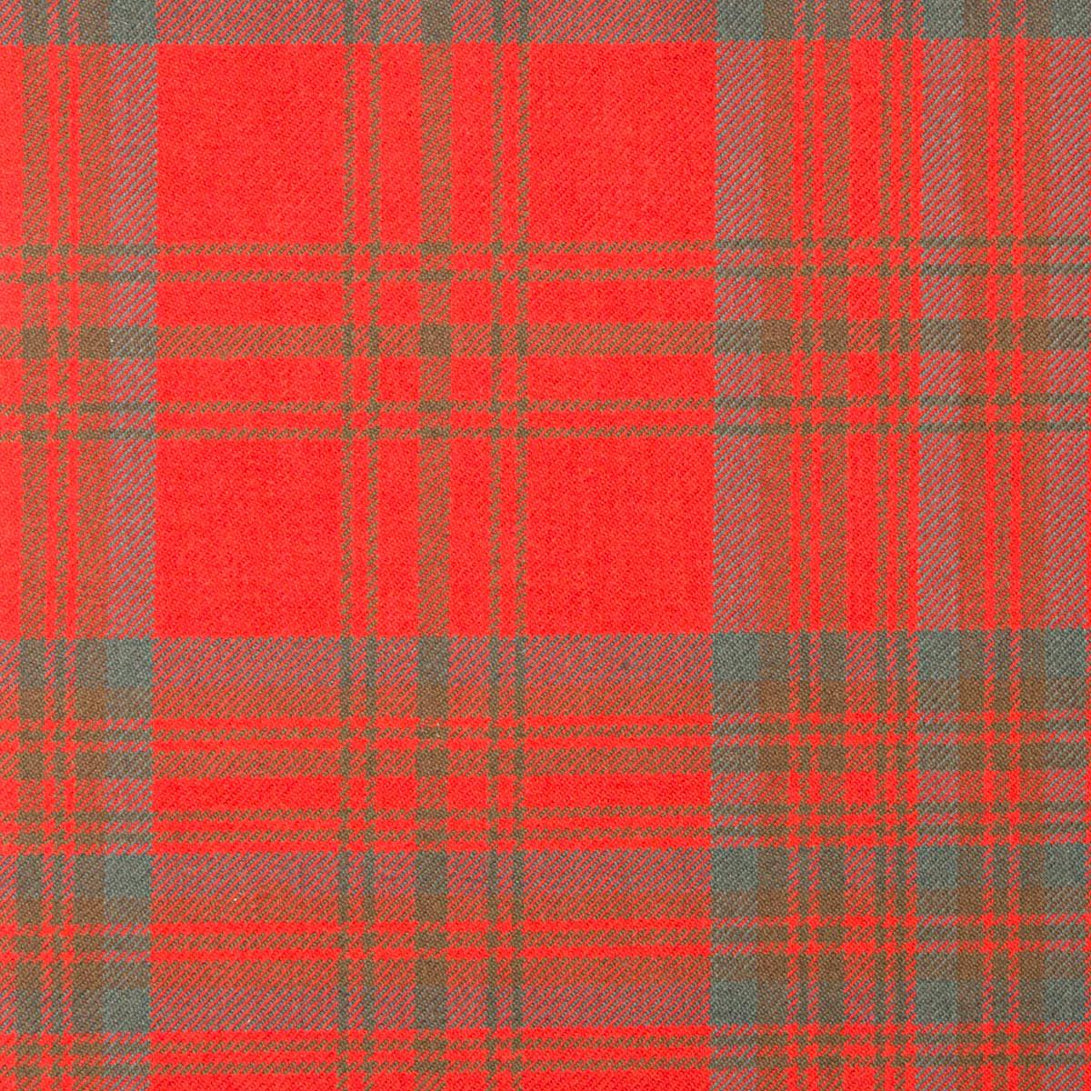 Matheson Red - Weathered - Tartan Fabric