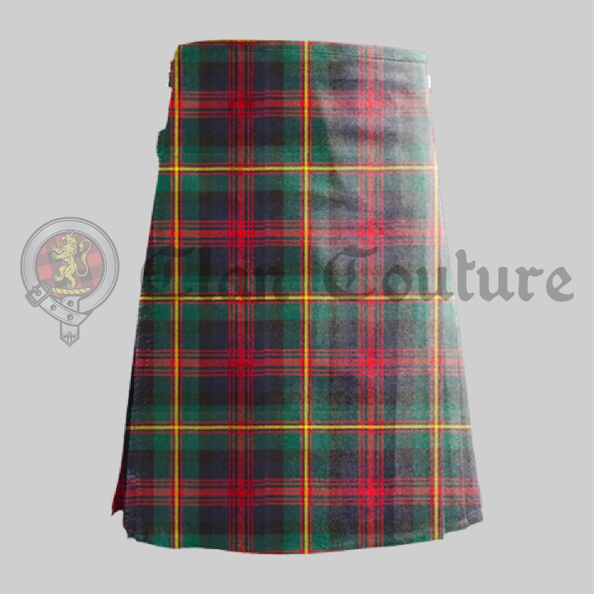 MacLennan Modern Tartan Kilt, Kilt For Men, Scottish tailor