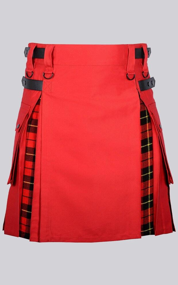Tartan Utility Hybrid Cargo Kilt
