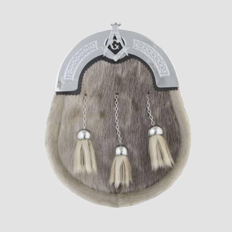 Luxury Sealskin Kilt Sporran for Formal Events