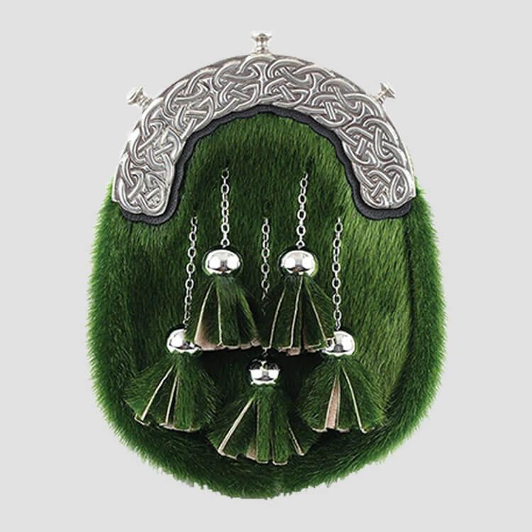 Seal Green Sporran for Kilt