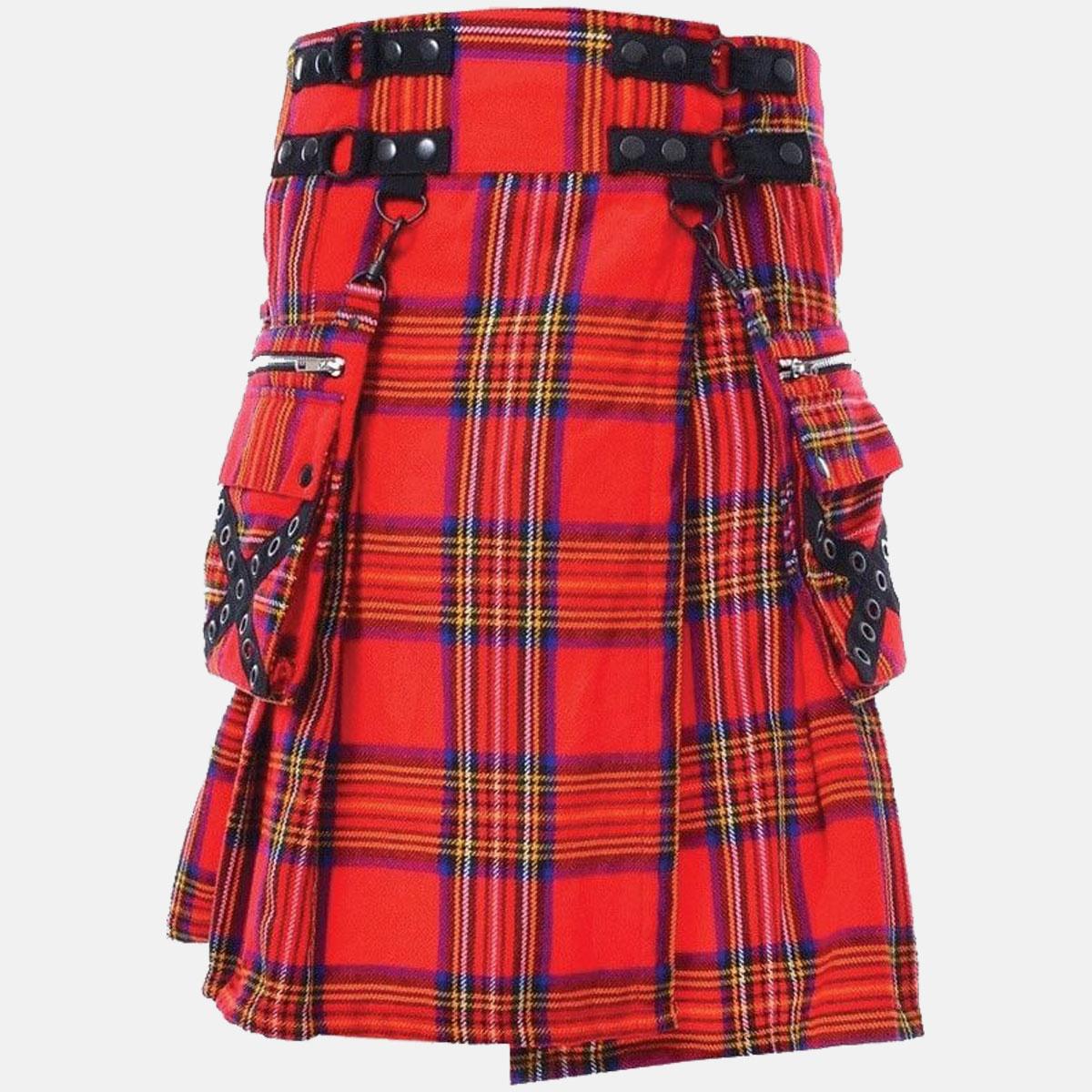 Cargo Tartan Utility Kilt