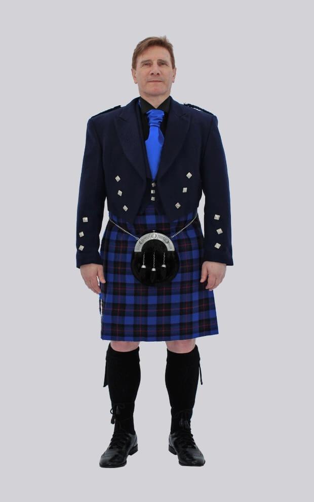 Blue Prince Charlie Rangers Kilt Outfit