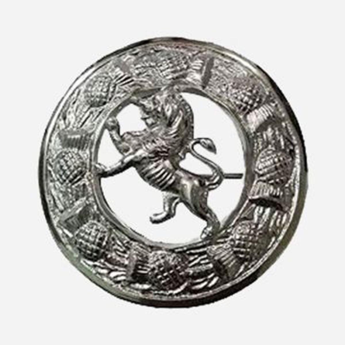 rampant lion kilt brooch, plaid brooches,