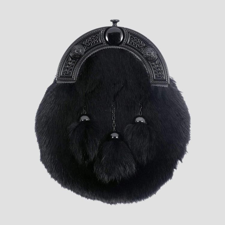 Black Rabbit Celtic Knot Sporran