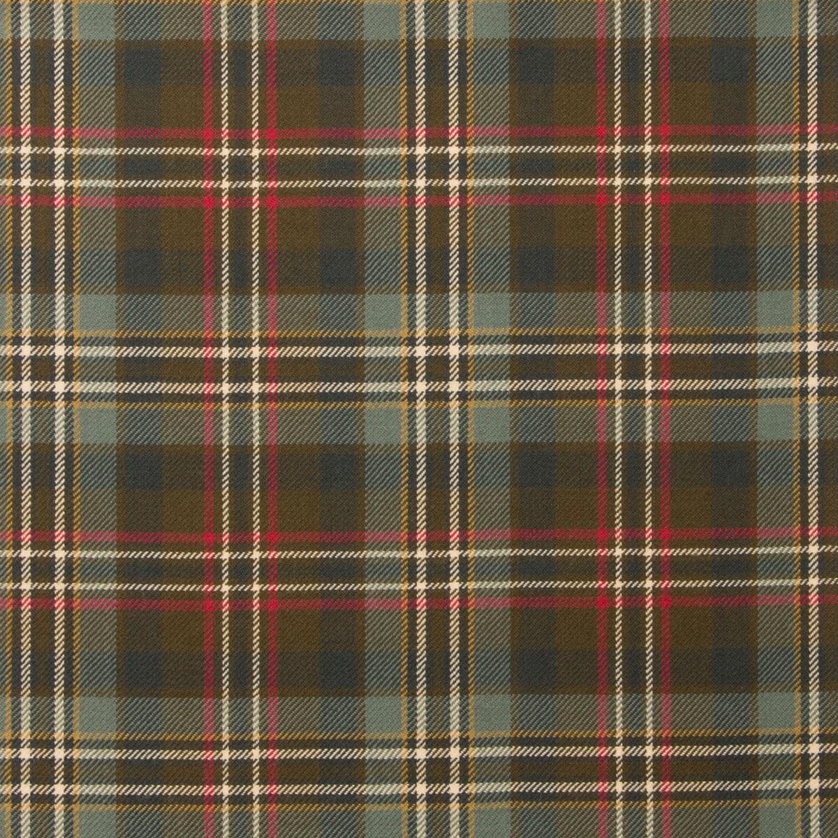 Scott Green Weathered Tartan Fabric