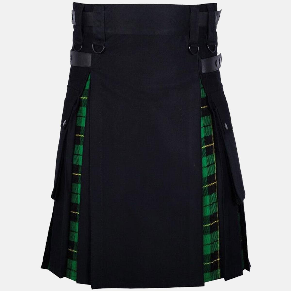 Mexico Away Black Hybrid Kilt