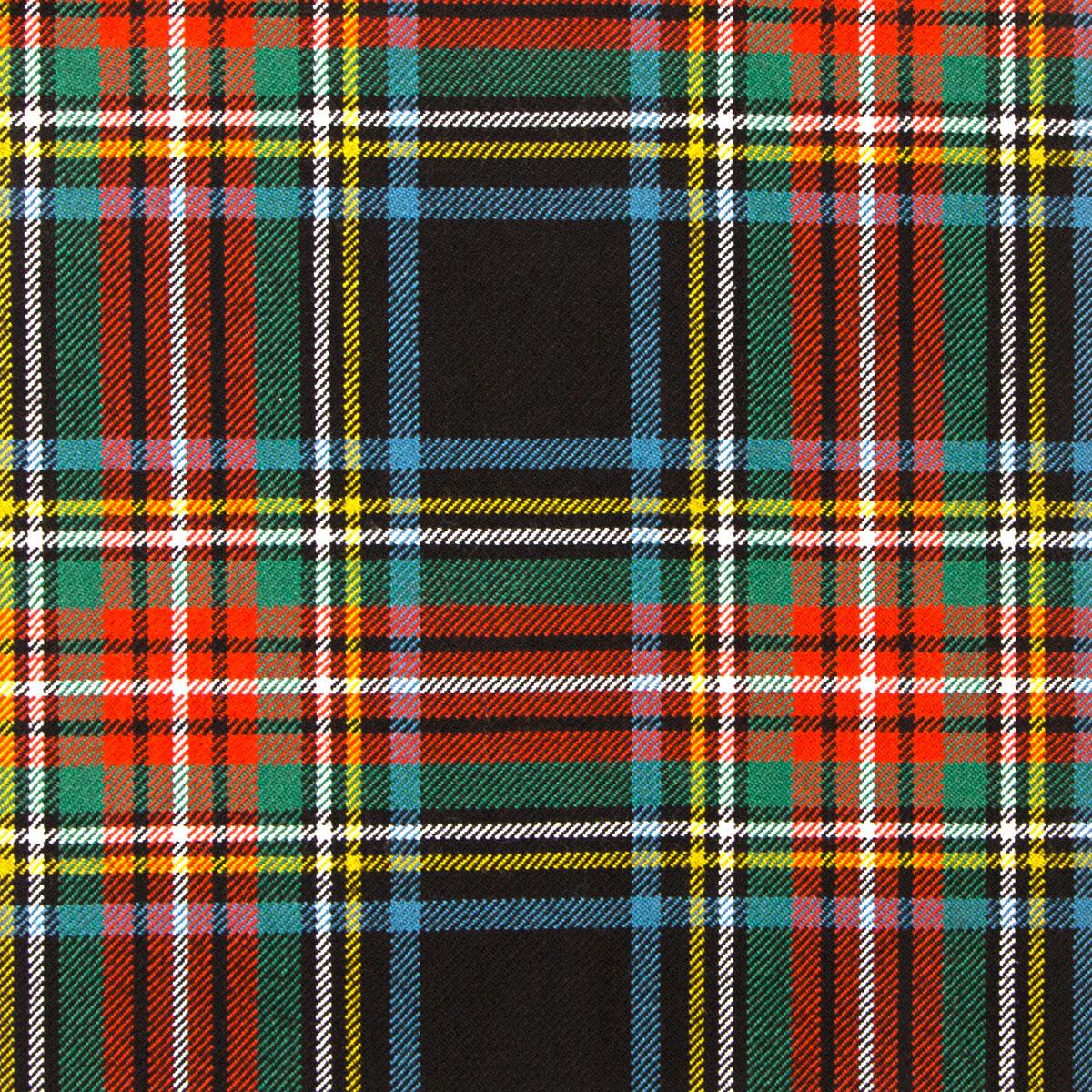 Stewart Black - Ancient - Tartan Fabric