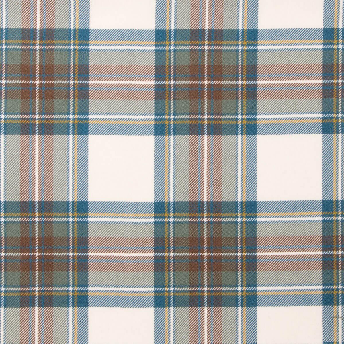 Stewart Blue Tartan Dress Fabric