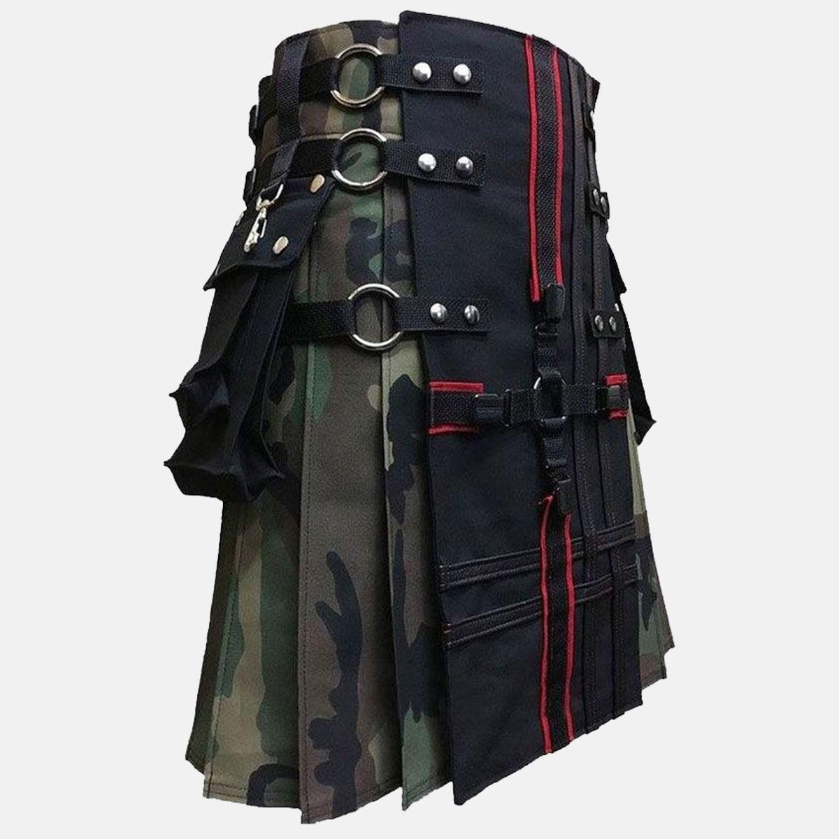 Camouflage Gothic Utility Kilt