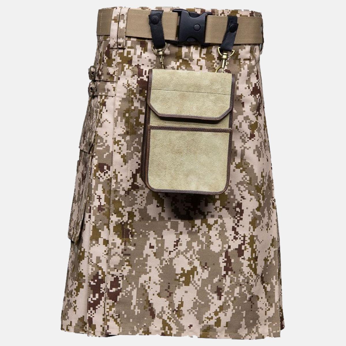 Camo Fashion Utility Kilt