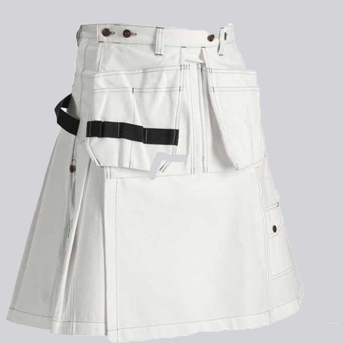Carheartt White Work Utility Kilt