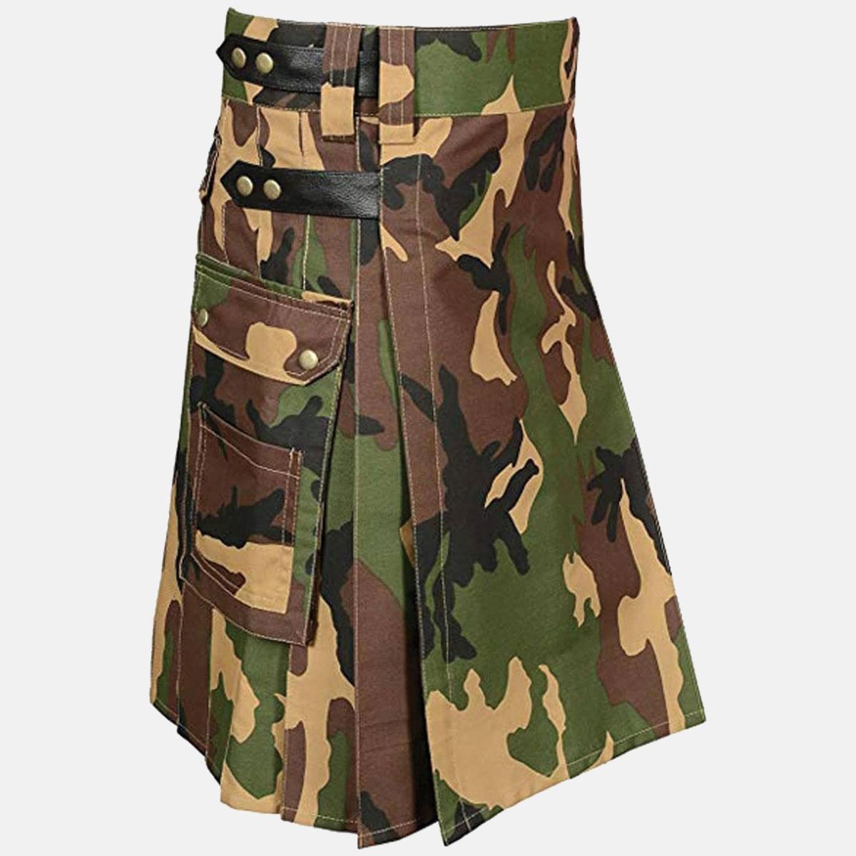Military Camo Tactical Utility Kilt
