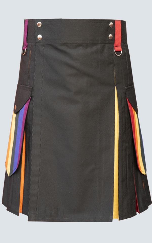 Modern Box Pleated Hybrid Kilt